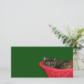 Schildpad Kerstmis Feestdagenkaart (Staand voorkant)