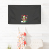 Schildpad Kerstverlichting Lelijke Kerstman Schild Spandoek (Insitu)