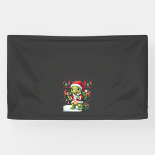 Schildpad Kerstverlichting Lelijke Kerstman Schild Spandoek