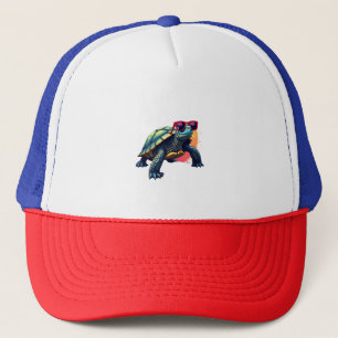 Schildpad Kleurrijke Schildpad Outfit Mannen Schil Trucker Pet