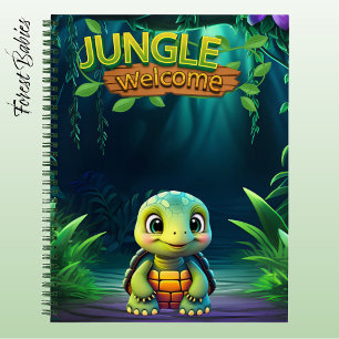 Schildpad Knuffel Doosschildpad Jungle Welkom Dier Notitieboek