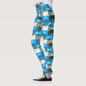 Schildpad Kunst Leggings (Links)