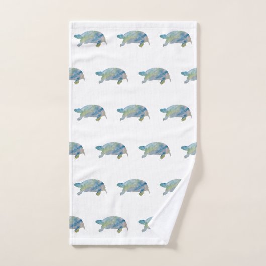 Schildpad Kust Strand Badhanddoek Set Bad Handdoek (Handdoek)