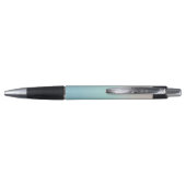 Schildpad Kust Zilver Turquoise Voeg tekst toe Pen (Achterkant)