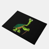 Schildpad Landschildpad Gepensioneerd Grappig Staa Deurmat (Schuin)
