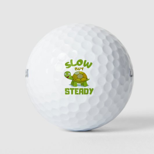 schildpad langzaam maar zeker golfballen (Voorkant)