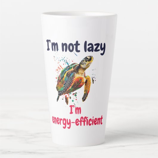 Schildpad Latte Mok (Voorkant)