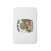 Schildpad Leeuw Grappig Badmat (Voorkant Verticaal)