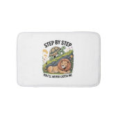 Schildpad Leeuw Grappig Badmat (Voorkant)