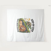 Schildpad Leeuw Grappig Wandkleed (Voorkant (horizontaal))