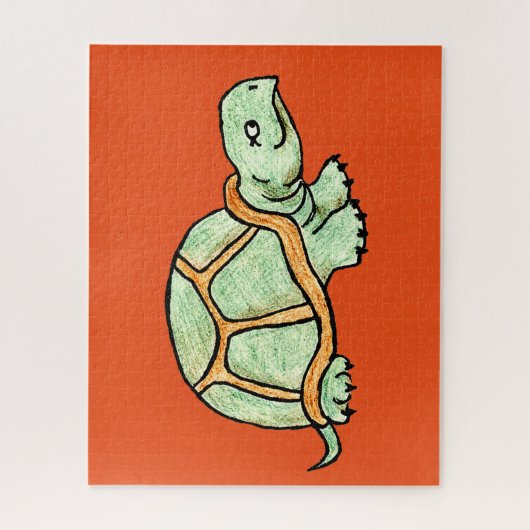 Schildpad Legpuzzel (Verticaal)