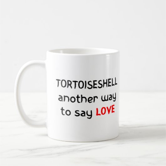 schildpad liefde koffiemok (Links)