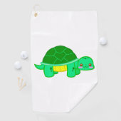 Schildpad liefde schattig dier golfhanddoek (Insitu)