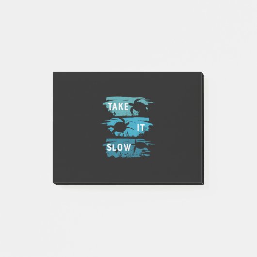 Schildpad Liefhebber | Doe Het Rustig Aan Post-it® Notes (Voorkant)
