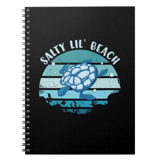 Schildpad Liefhebber | Tot Strand Notitieboek (Voorkant)