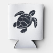 Schildpad Logo Embleem Roodoren Slider Tortoise Blikjeskoeler (Voorkant)