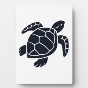 Schildpad Logo Embleem Roodwangschildpad Fotoplaat