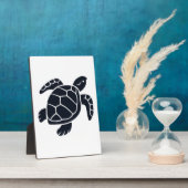 Schildpad Logo Embleem Roodwangschildpad Fotoplaat (Zijkant)