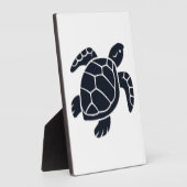 Schildpad Logo Embleem Roodwangschildpad Fotoplaat (Zijkant)