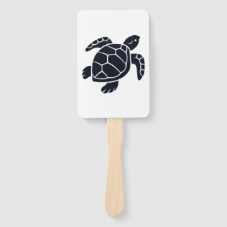 Schildpad Logo Embleem Roodwangschildpad Tortoise  Handwaaier