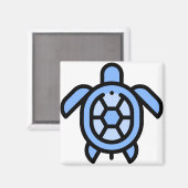 Schildpad Magneet (Voorkant / Achterkant)
