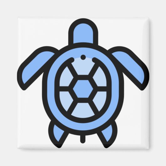 Schildpad Magneet (Voorkant)