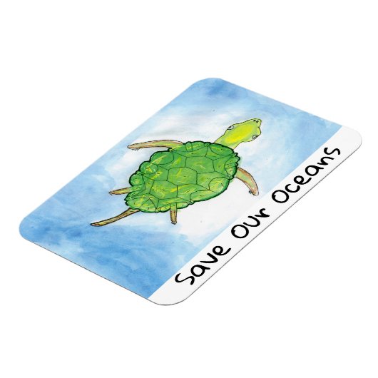 schildpad magneet (Linkerzijde)