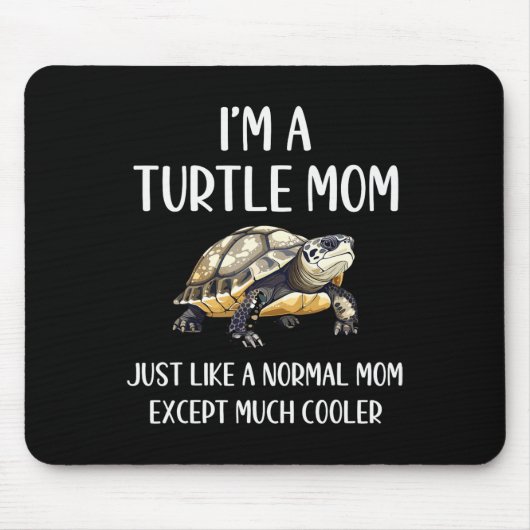 Schildpad Mam Definitie Grappige Schildpad Dieren Muismat (Voorkant)