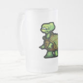 Schildpad Matglas Bierpul (Voorkant links)