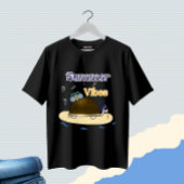 Schildpad met cocktail t-shirt