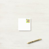 Schildpad met een kopje thee klein na de maaltijd post-it® notes (Op bureau)