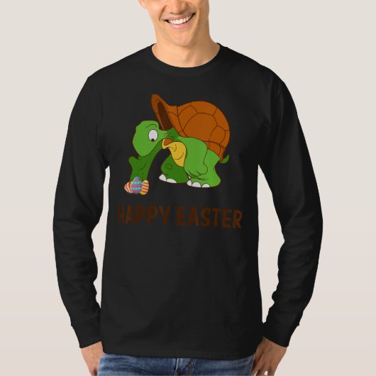 Schildpad met eieren Paasdag T-shirt (Voorkant)