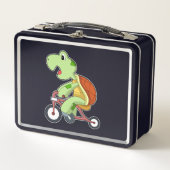 Schildpad met fiets (Voorkant)