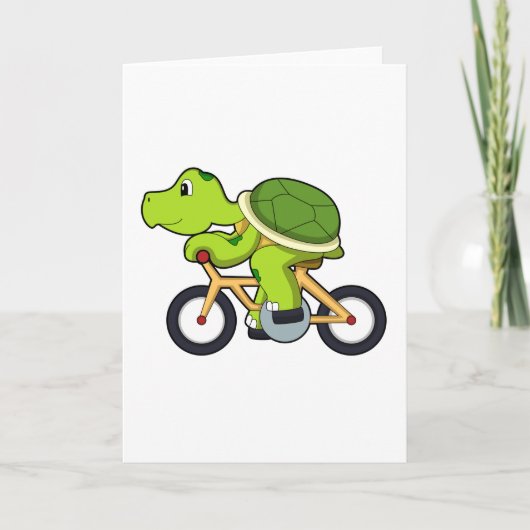 Schildpad met fiets.PNG Kaart (Voorkant)