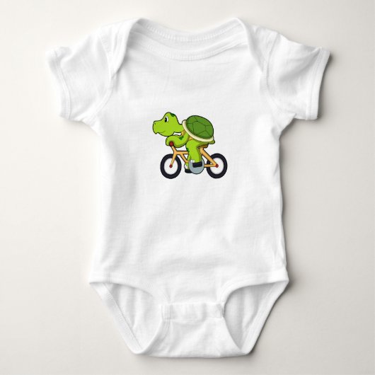 Schildpad met fiets.PNG Romper (Voorkant)