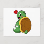 Schildpad met Hart Briefkaart (Voorkant)