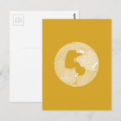 Schildpad met jong briefkaart (Voorkant / Achterkant)