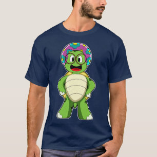 Schildpad met Pet T-shirt