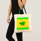 Schildpad met Polka Dots Tote Bag (Voorkant (product))