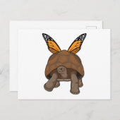 Schildpad met regenboogkleuren briefkaart (Voorkant / Achterkant)