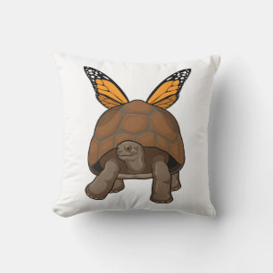 Schildpad met regenboogkleuren kussen