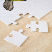 Schildpad met regenboogkleuren legpuzzel (Zijkant)