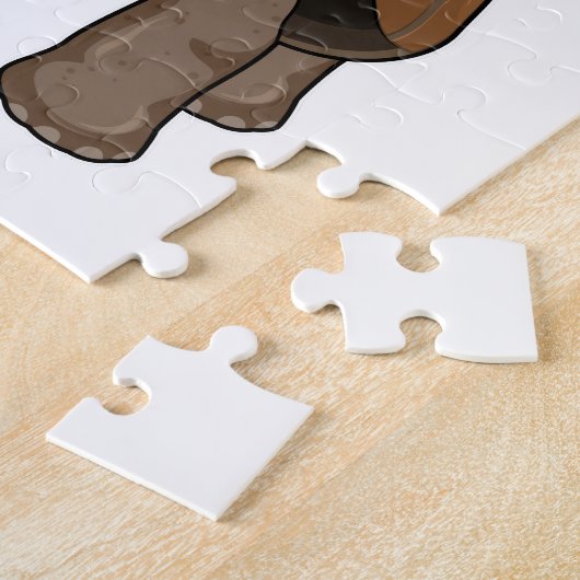 Schildpad met regenboogkleuren legpuzzel (Zijkant)