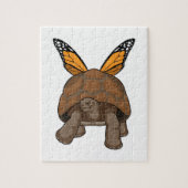 Schildpad met regenboogkleuren legpuzzel (Verticaal)