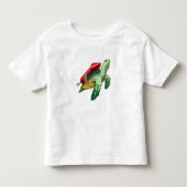 Schildpad met Rocket Kinder Shirts (Voorkant)