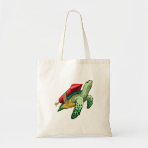 Schildpad met Rocket Tote Bag