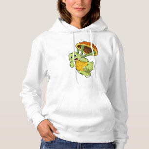 Schildpad met Shell als Skydiver Hoodie