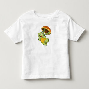 Schildpad met Shell als Skydiver Kinder Shirts