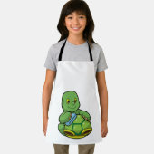 Schildpad met Shell & Cleaning rag Schort (Insitu)