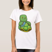 Schildpad met Shell & Cleaning rag T-shirt (Voorkant)